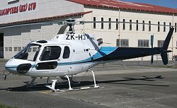 AS350 Helicopter with GPS Track Monitor