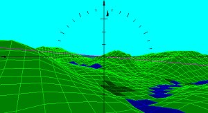 HeliNav Digital Terrain Model (DTM) 3D Image